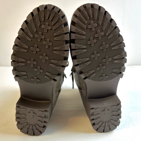 New Sugar Oraura Brown Lace Up Womens Combat Ankle Boots / Sz 7 - Picture 10 of 12